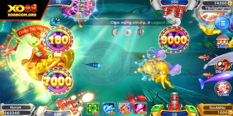 Kho game bắn cá đa dạng, đầy hấp dẫn 